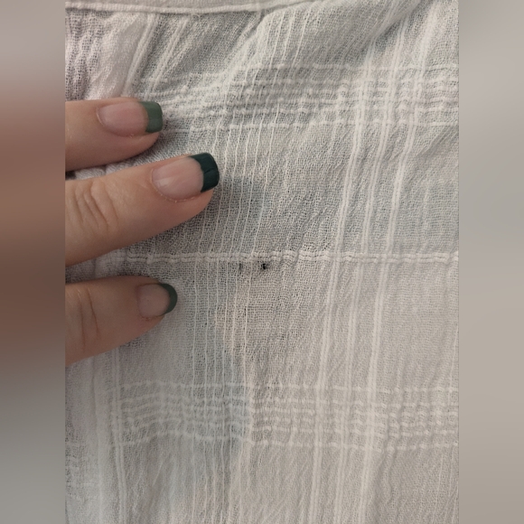 Lagenlook NWT Lane Bryant Sleeveless White Summer Top (20) - Picture 6 of 7